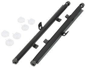 Tenda parasole per ventose con bloccaggio 42 cm 2 pz grigio