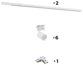 Zuma Line 3042 - Faretto per sistema a binario REFLEKTOR 6xGU10/10W/230V