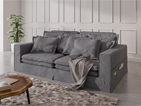 Divano grigio 236 cm Nora – Ropez