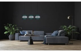 Lampadario su corda CORALLO 3xE27/60W/230V verde