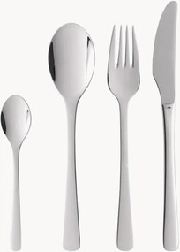 Set di 16 posate in acciaio inox Line, 4 persone