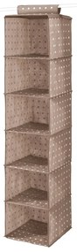 Organizer beige a 6 scomparti Dots Rivoli - Compactor