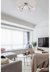 Searchlight 11525-5SN - Plafoniera ASTRAL 5xG9/33W/230V cromo satinato