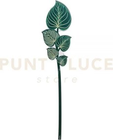 Funny flowers, fiore in plexiglass foglia maranta verde grande