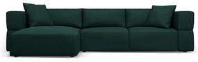 Divano angolare verde, angolo sinistro Esther - Milo Casa