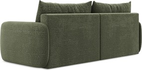 Divano verde allungabile/con contenitore 238 cm Kalena – Makamii