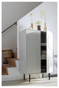 Mobile in legno di pino grigio chiaro 85x135 cm Cadiz - WOOOD