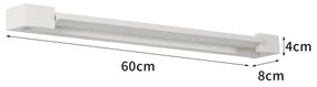 Brilagi- Illuminazione LED per specchio da bagno AQUA LINE LED/18W/230V 60 cm IP44 bianco