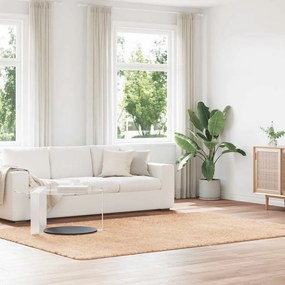 Tappeto Shaggy A Pelo Lungo Navarra Beige 200x290 Cm Poliestere /