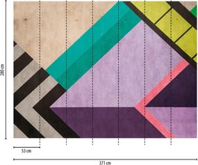 Fotomurale Shine, multicolore 371X280 cm