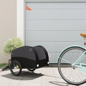 Rimorchio Da Bici Nero 30 Kg İn Ferro /
