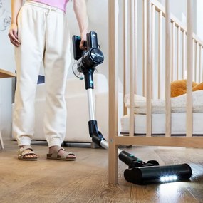 Niceboy ION Hurricane H7- Flessibile senza fili aspirapolvere a bastone 2in1 200W/2200 mAh nero