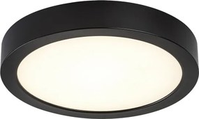Rabalux 75075 - Plafoniera LED per bagno SHAUN PLUS 24W/230V Ø 22 cm IP44 nera
