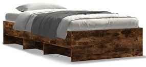 Giroletto Senza Materasso Rovere Fumo 90x190 Cm İn Truciolato /