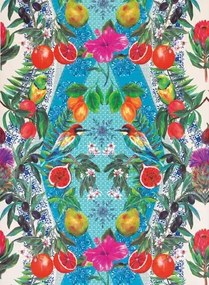 Tapete Talavera von Osborne & Little - Persian Blue