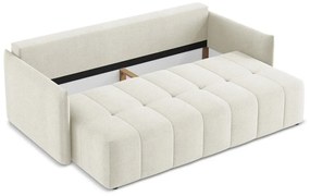 Divano beige allungabile/con contenitore 225 cm Moku – Makamii