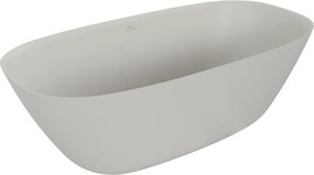 Mexen Como vasca da bagno freestanding in conglomerato 150 x 82 cm, cemento opaco - 57311508261