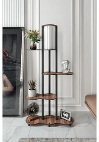 Lampada da terra con ripiani NOTO 1xE27/40W/230V marrone/nero