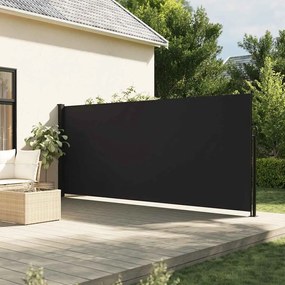 Tenda Da Sole Laterale Retrattile Nera 180x300 Cm /