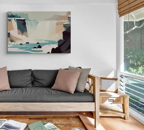 Quadro su tela – Cascata in design moderno