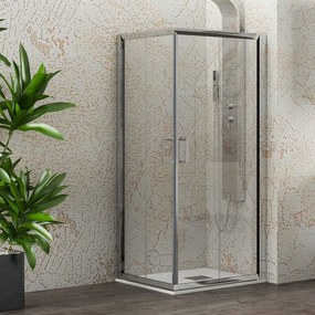 Box doccia angolo 80x80 scorrevole altezza 190 Kamalu-1000 - KAMALU