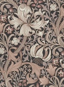 House of Hackney Carta da parati Golden Lily - Black
