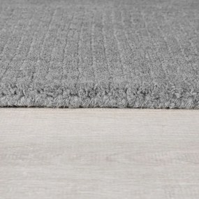 Tappeto greige in lana tessuto a mano 160x230 cm Border – Flair Rugs