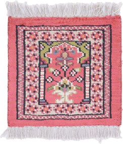 Agra Tappeto orientale 30x30 (Indian) Annodato A Mano