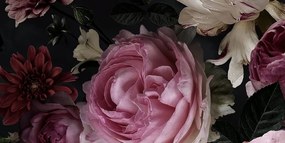 Stampa su tela – Bouquet di fiori in dettaglio