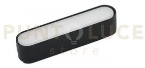 Lampada led lineare per binario bernini 48v nero in alluminio e pla...