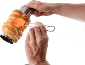 Set di stampi da forno in acciaio inox per torta a camino 2 pz ø 6 cm – Orion