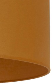 Paralume Roller Ø 50 cm, giallo senape Duolla, Giallo / Arancione, Tessuto / Stoffa / Seta