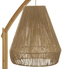 Atmosphera - Lampada con piedistallo PALM 1xE27/60W/230V bambù/canapa