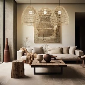 Immax 08260L - Lampadario sospeso con cavo BOHO DELICADO 1xE27/40W/230V Ø 38 cm