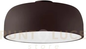 Plafoniera bistrot corten 3 luci attacco e27 38x38x19,5cm in metallo