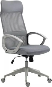 Sedia da ufficio Q-026 grigia – 59x50x107 cm