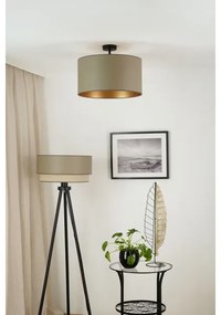 Brilagi - Lampadario a plafone OREGON ROLLER VEGE 1xE27/15W/230V diametro 45 cm grigio