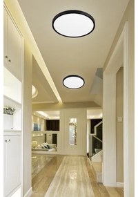 Top Lampada - Plafoniera LED REVIT LED/24W/230V diametro 30 cm nero