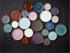 Piatto da dolce verde/nero in gres ø 17 cm Gastro Green/Black – Bitz