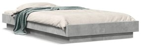 Giroletto Luci Led Grigio Cemento 75x190cm İn Legno Multistrato /