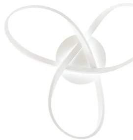 Plafoniera LED SMILLA Ø 45 cm bianco IP20 cct da bianco caldo a bianco freddo con regolazione di temperatura, 3500 lumen