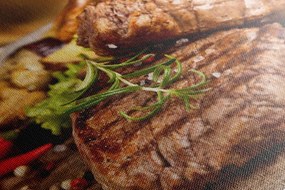 Stampa su tela – Bistecca di manzo alla griglia