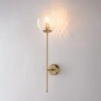 Applique Contemporanea Demetra Bronzo 1 Luce E14