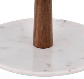 Eglo 427261 - Piedistallo da servizio MAKILALA 28x25,5 cm legno/marmo