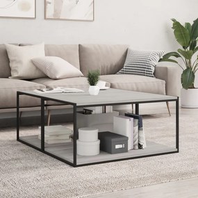 Mensole Parete 4pz Grigio Sonoma 80x50x1,5cm Legno Multistrato /