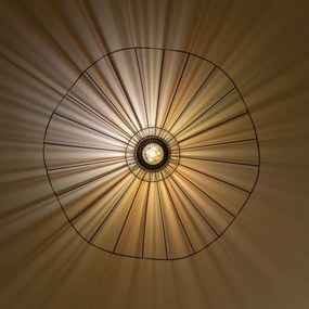 Brilagi - Lampadario a plafone LED CERIA WIRE 1xE27/40W/230V Ø 80 cm nero