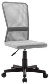 Sedia Da Ufficio Grigia 44x52x100 Cm İn Tessuto A Rete /