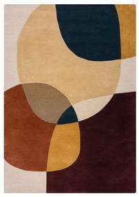 Tappeto viola in lana tessuto a mano 120x170 cm Glow Purple Multi – Flair Rugs