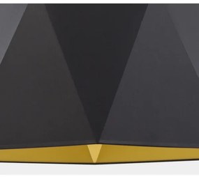 Lampadario su filo  IVO 1xE27/25W/230V nero/oro