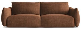 Divano color terracotta allungabile 230 cm Leila – Makamii